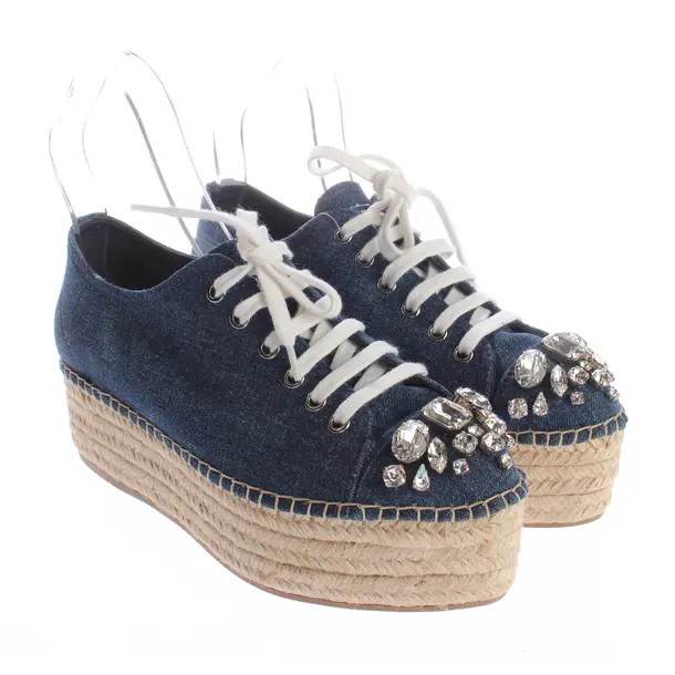 Sneakers, in Navy, Miu Miu