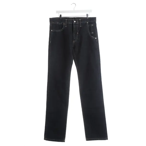 Straight Fit Jeans, in Navy, Cotton, Neil Barrett