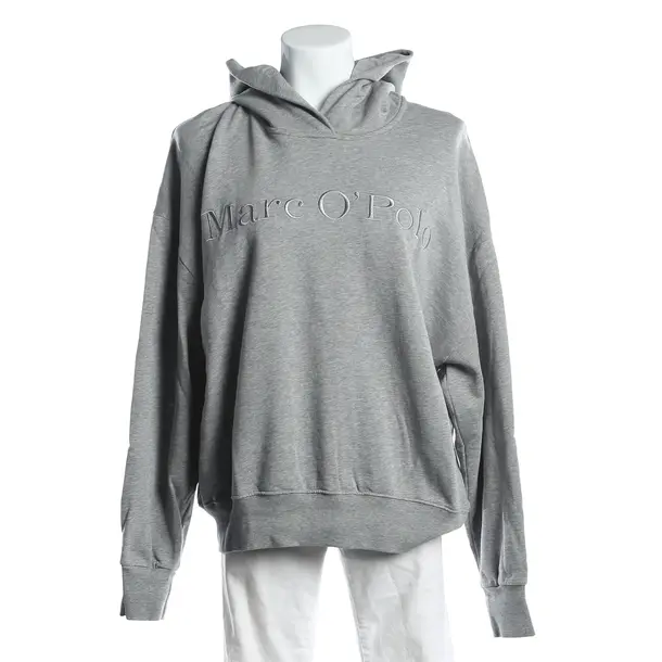 Felpa con cappuccio, in Grigio, Cotone, Marc O'Polo