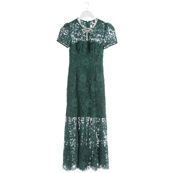 Dress, in Green, Polyester, self-portrait