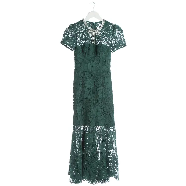Dress, in Green, Polyester, self-portrait