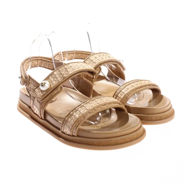Sandalen, in Hellbraun, Jimmy Choo
