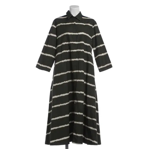 Kleid, in Dunkelgrün, Baumwolle, Max Mara