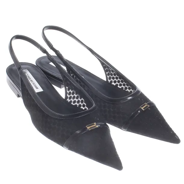 Slingbacks, in Schwarz, Victoria Beckham