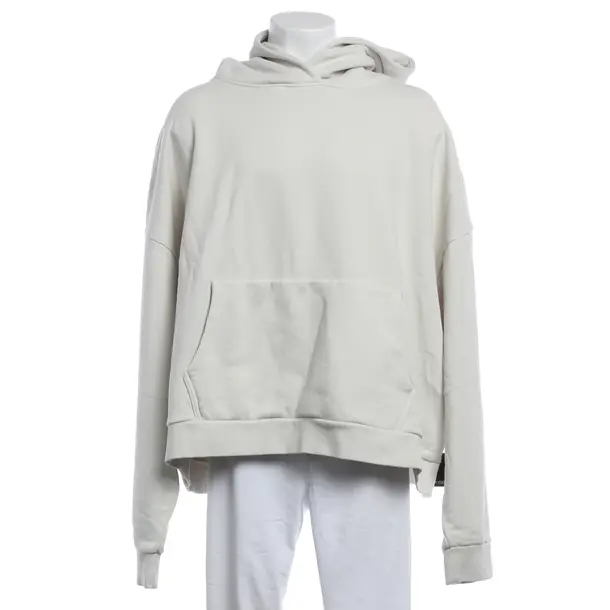 Felpa con cappuccio, in Grigio chiaro, Cotone, Interi studi