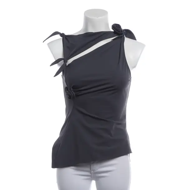 Top, in Dark Gray, Polyamide, Coperni