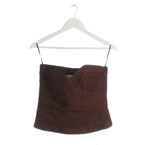 Top, in Braun, Baumwolle, Adriana Degreas