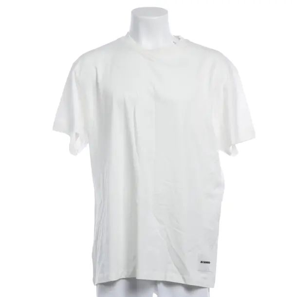 T-Shirt, in White, Cotton, Jil Sander