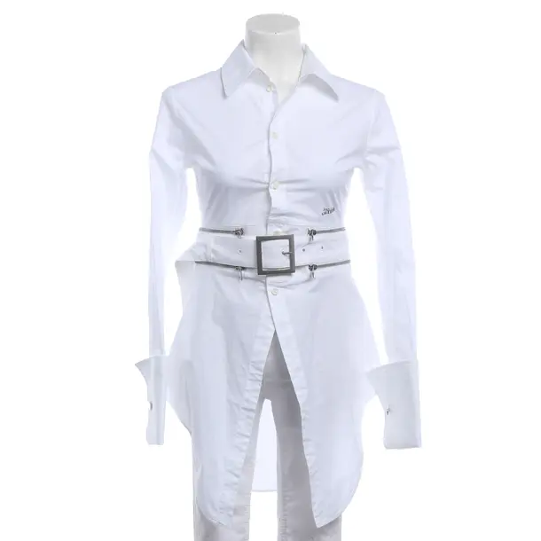 Tunic, in White, Cotton, Jean Paul Gaultier