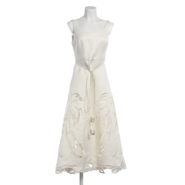 Cocktail Dress, in Cream, Polyester, Leo Lin