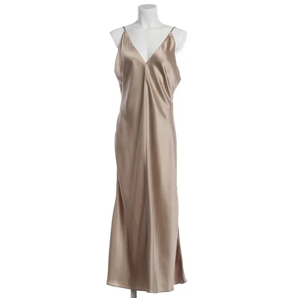 Cocktailkleid, in Hellbraun, Acetat, Leset