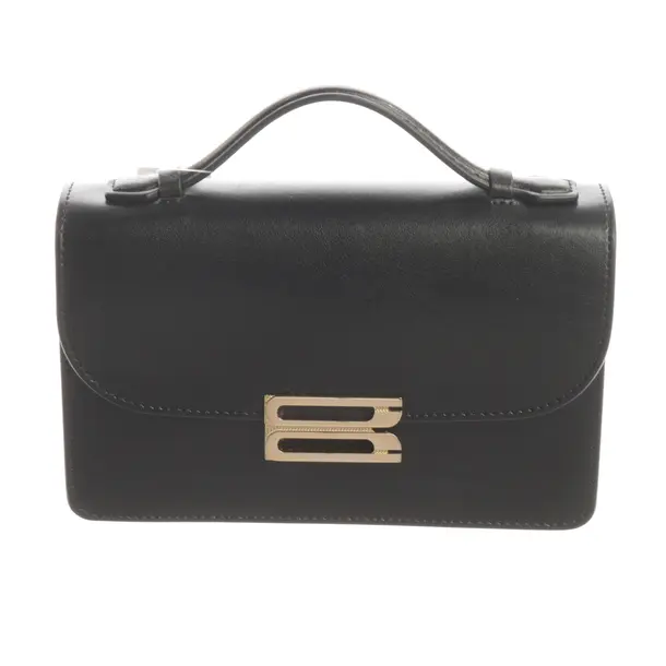 Shoulder Bag, in Black, Leather, Victoria Beckham