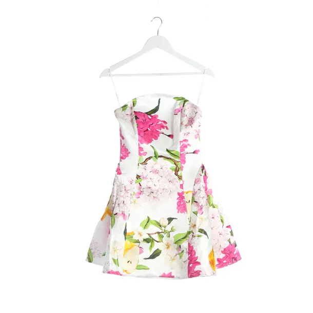 Cocktail Dress, in Multicolored, Linen, Leo Lin
