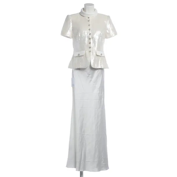Cocktail Dress, in White, Polyester, self-portrait