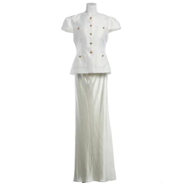 Cocktail Dress, in Cream, Polyester, self-portrait