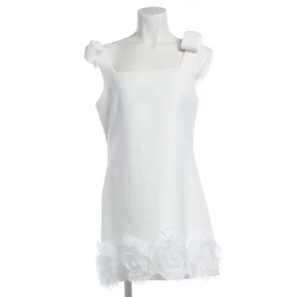 Cocktail Dress, in White, Polyester, self-portrait