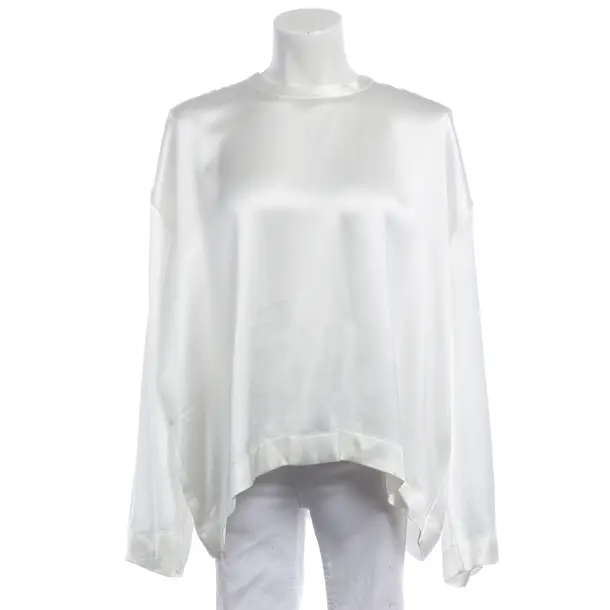 Bluse, in Weiß, Viskose, Totême