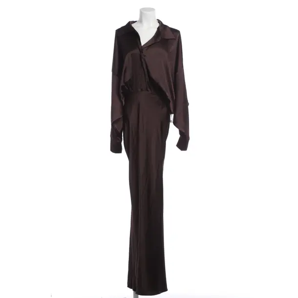 Cocktail Dress, in Dark Brown, Polyester, Norma Kamali