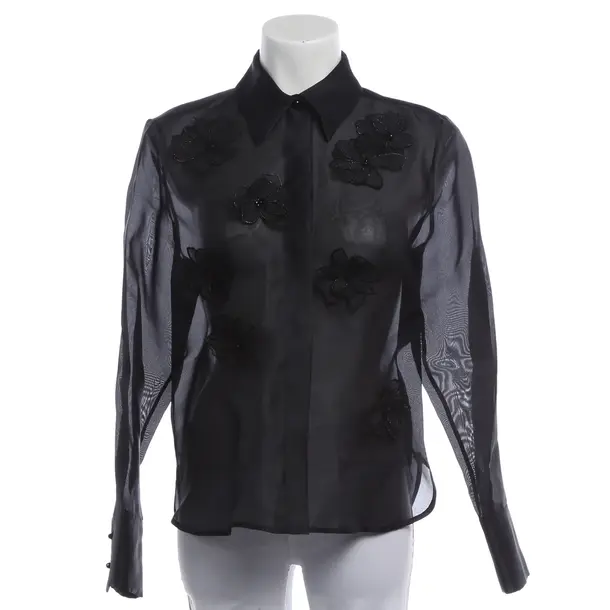 Bluse, in Schwarz, Seide, Max Mara