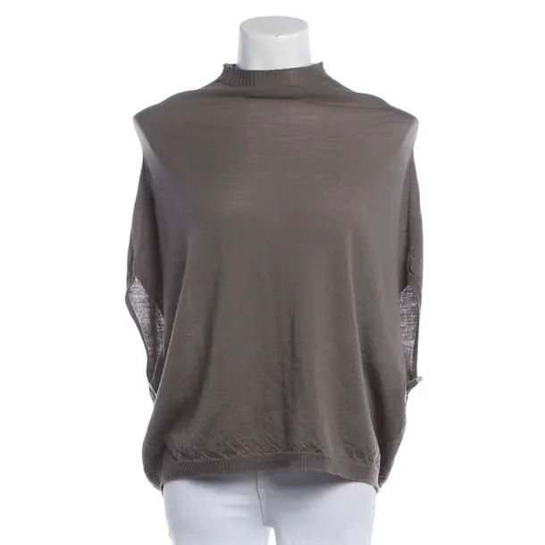 Top, in Braun, Wolle, Rick Owens