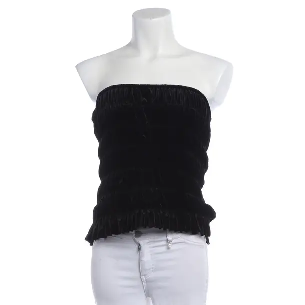 Top, in Black, Polyester, Norma Kamali