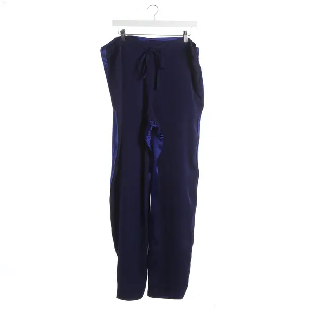 Pants, in Blue, Silk, Haider Ackermann