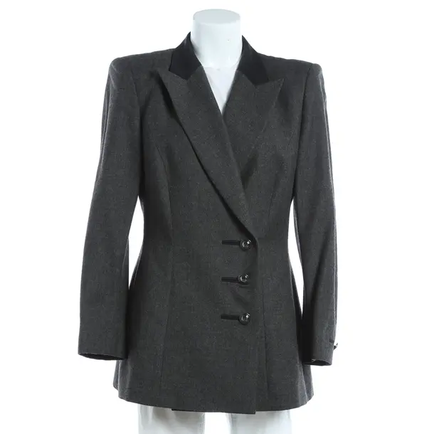 Blazer, in Gray, Wool, Escada