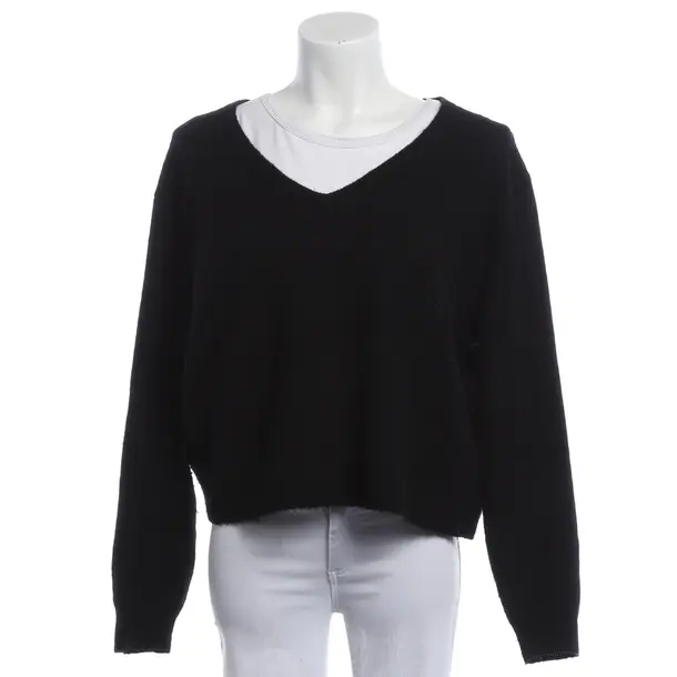 Pullover, in Schwarz, Baumwolle, American Vintage