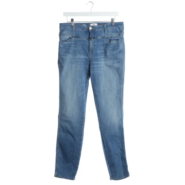 Straight Fit Jeans, in Blue, Cotton, Closed