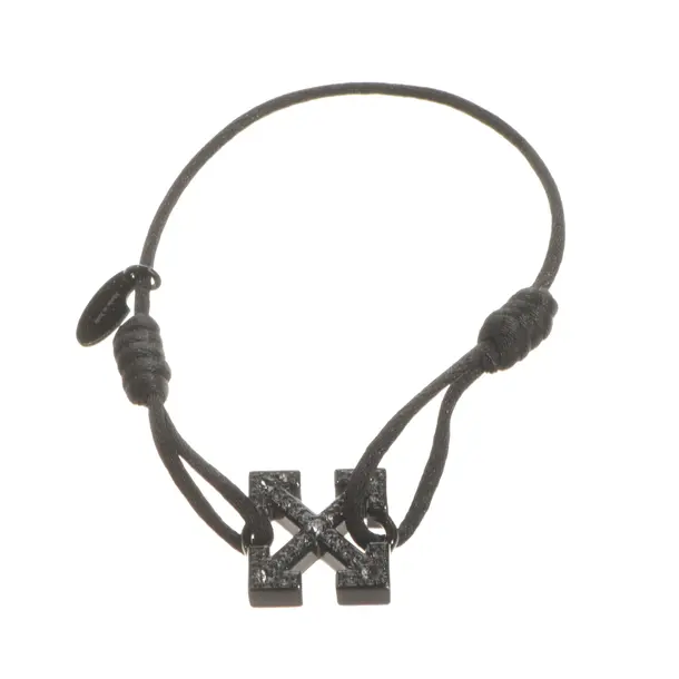 Armband, in Schwarz, Polyamid, Off-White