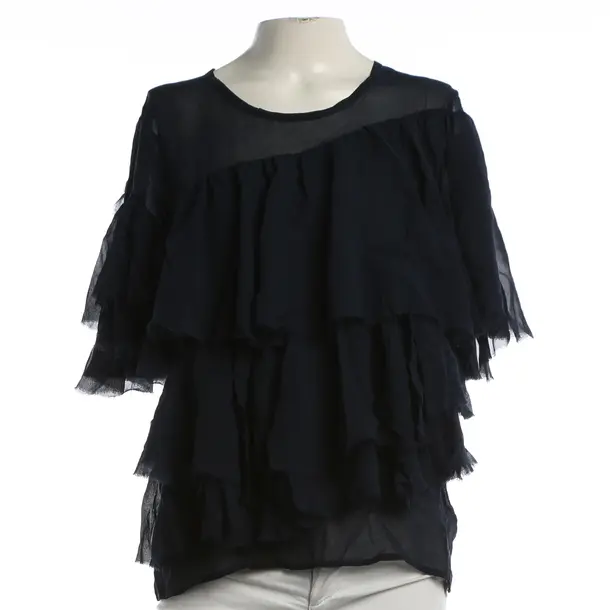 Blouse, in Navy, Silk, 7 for all mankind
