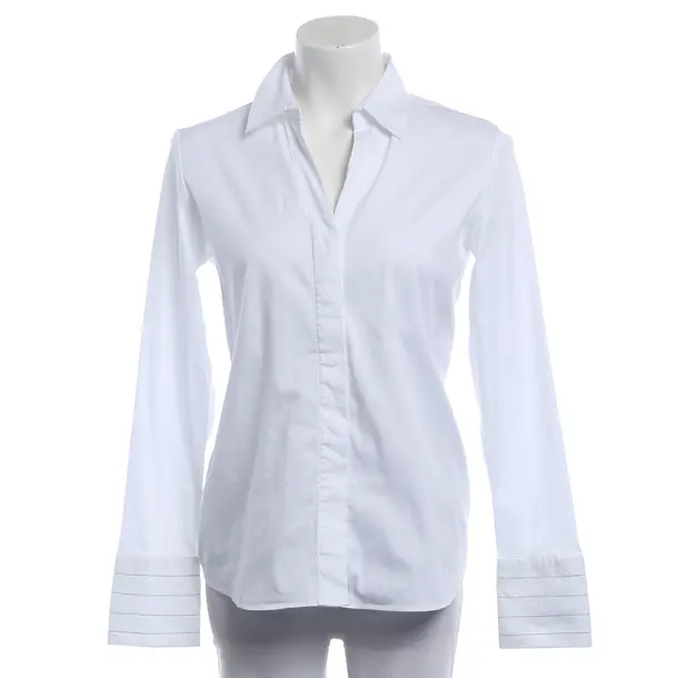 Blouse, in White, Cotton, Van Laack