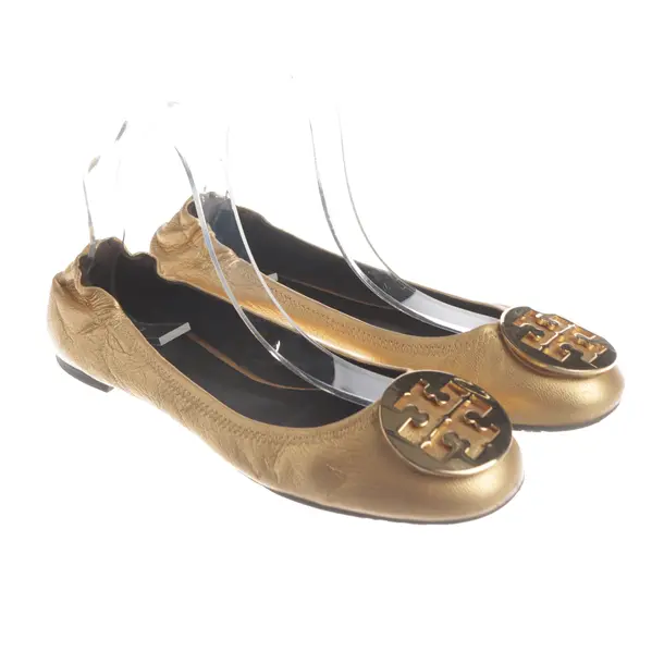 Ballet Flats, in Gold, Tory Burch