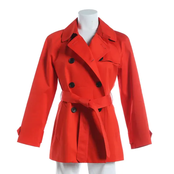 Mid-Season Coat, in Red, Cotton, Coach