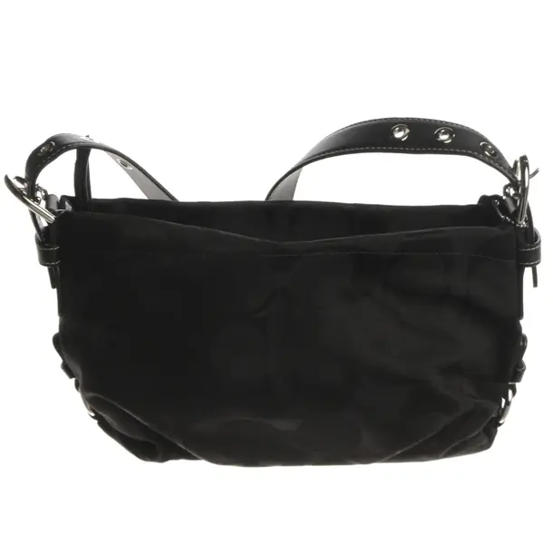 Shoulder Bag, in Black, Polyester, Coach
