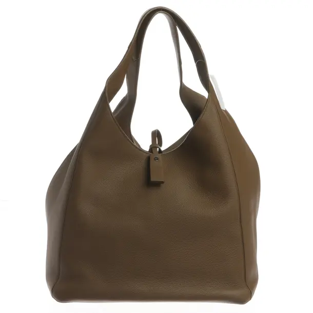 Shopper Bag, in Light Brown, Leather, Loro Piana
