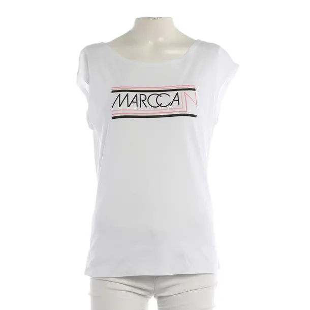 Shirt, in White, Cotton, Marc Cain