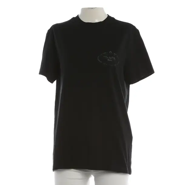 Shirt, in Black, Cotton, Prada