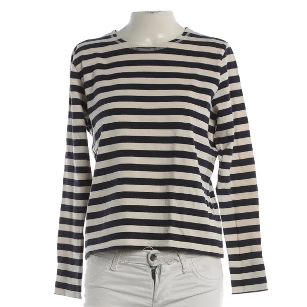 Long Sleeve Shirt, in Beige, Baumwolle, Ganni