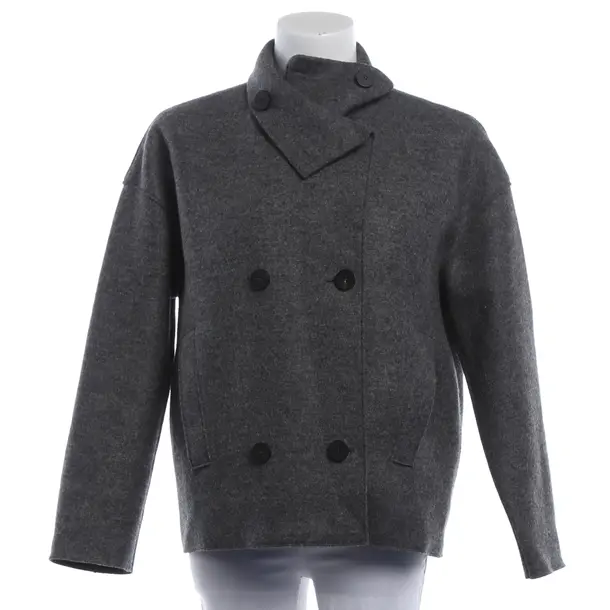 Übergangsjacke, in Grau, Wolle, Harris Wharf London
