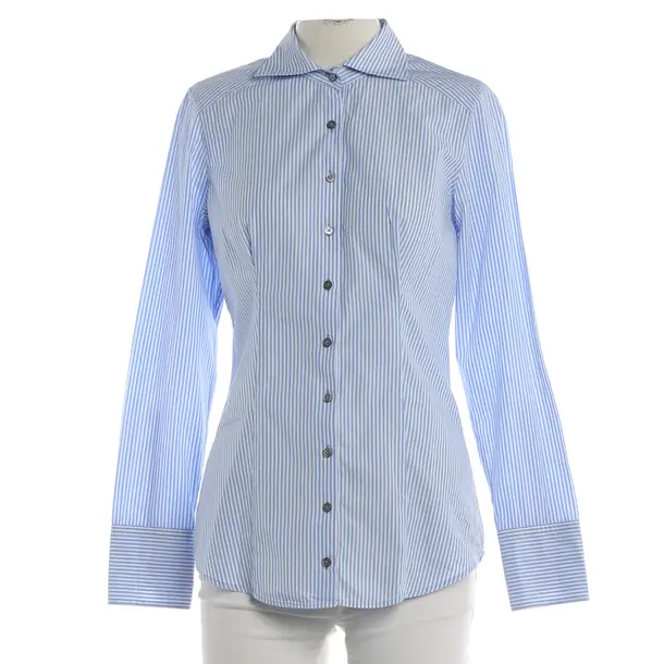 Blouse, in Blue, Cotton, Van Laack