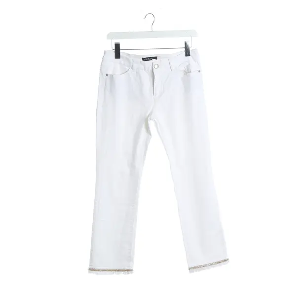 Pantaloni, in Bianco, Cotone, Marc Cain