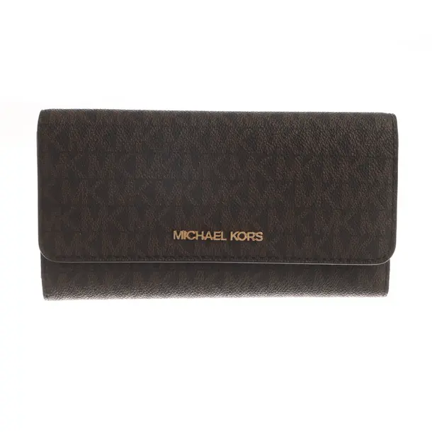 Geldbörse, in Dunkelbraun, Leder, Michael Kors