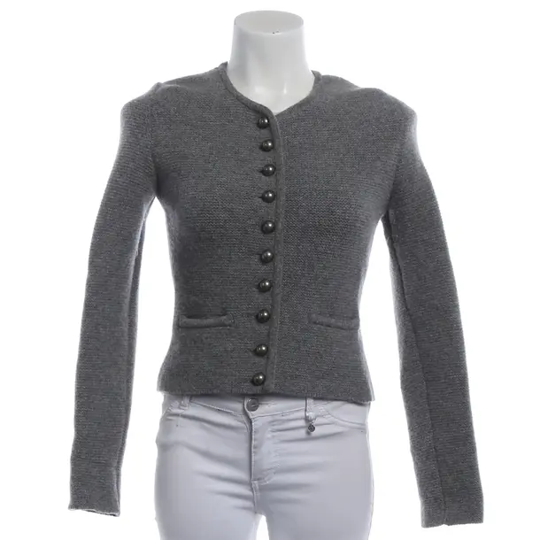 Cardigan, in Grigio, Lana, Lodenfrey