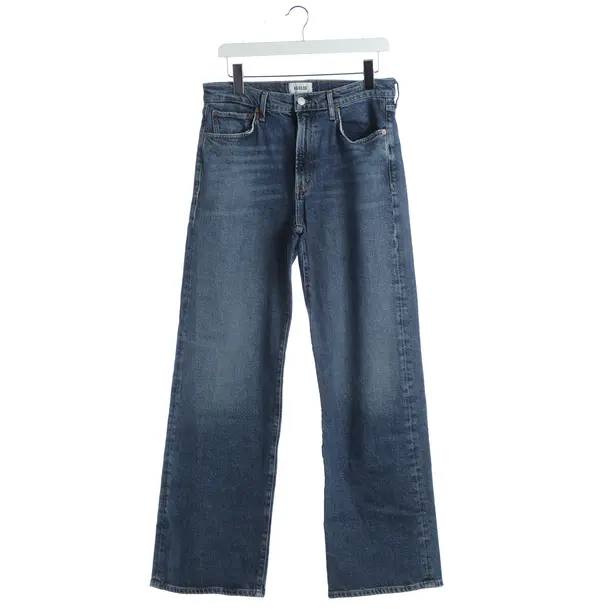 Boyfriend Jeans, in Blue, Denim, Agolde