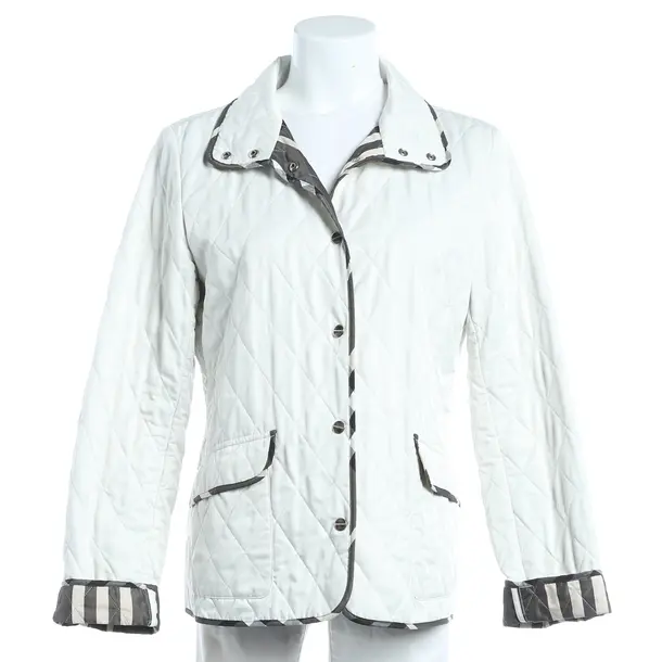 Mid-Season Jacket, in White, Polyester, Burberry London