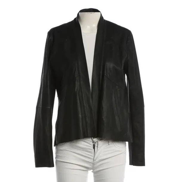 LeatherJacket, in Black, Leather, Marc Cain