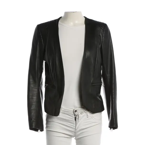 Lederjacke, in Schwarz, Leder, Sandro