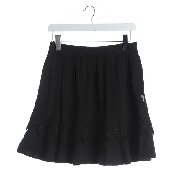 Skirt, in Black, Cotton, Love Moschino