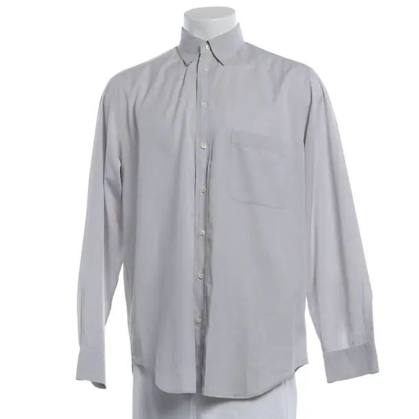 Camicia, in Grigio chiaro, Cotone, Armani Collezioni